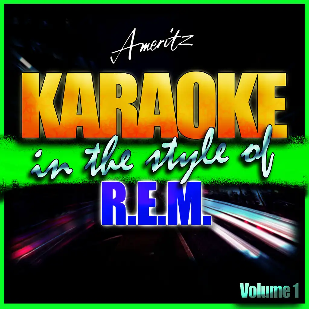 E-Bow the Letter (In the style of R.E.M) [Karaoke Version]