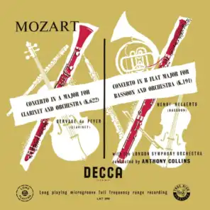Mozart: Symphony No. 33; Minuet, KV 334; Clarinet Concerto; Bassoon Concerto (Anthony Collins Complete Decca Recordings, Vol. 1)