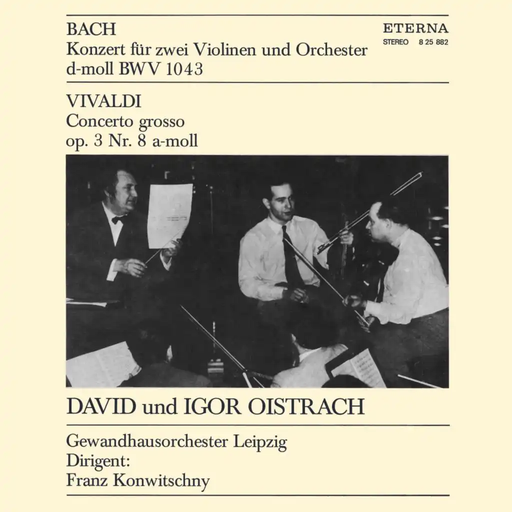 David Oistrakh, Igor Oistrakh, Gewandhausorchester Leipzig & Franz Konwitschny