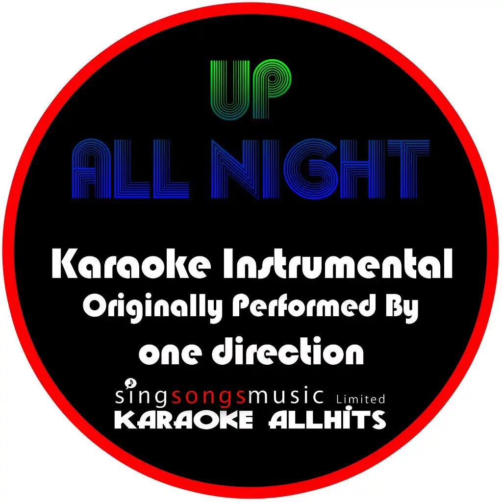 Up All Night (Originally Performed By One Direction) [Instrumental Version]