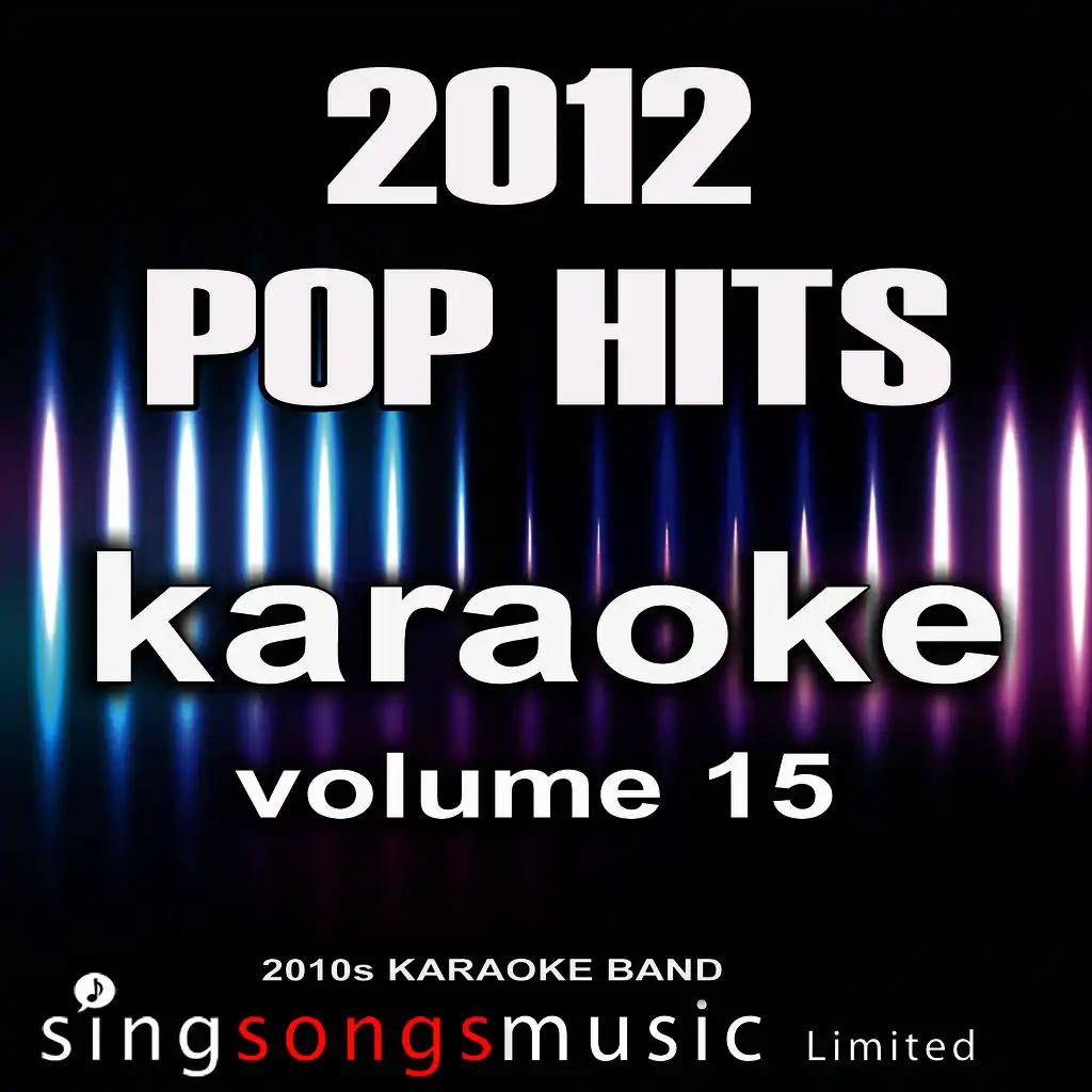 2012 Karaoke Pop Hits Volume 15