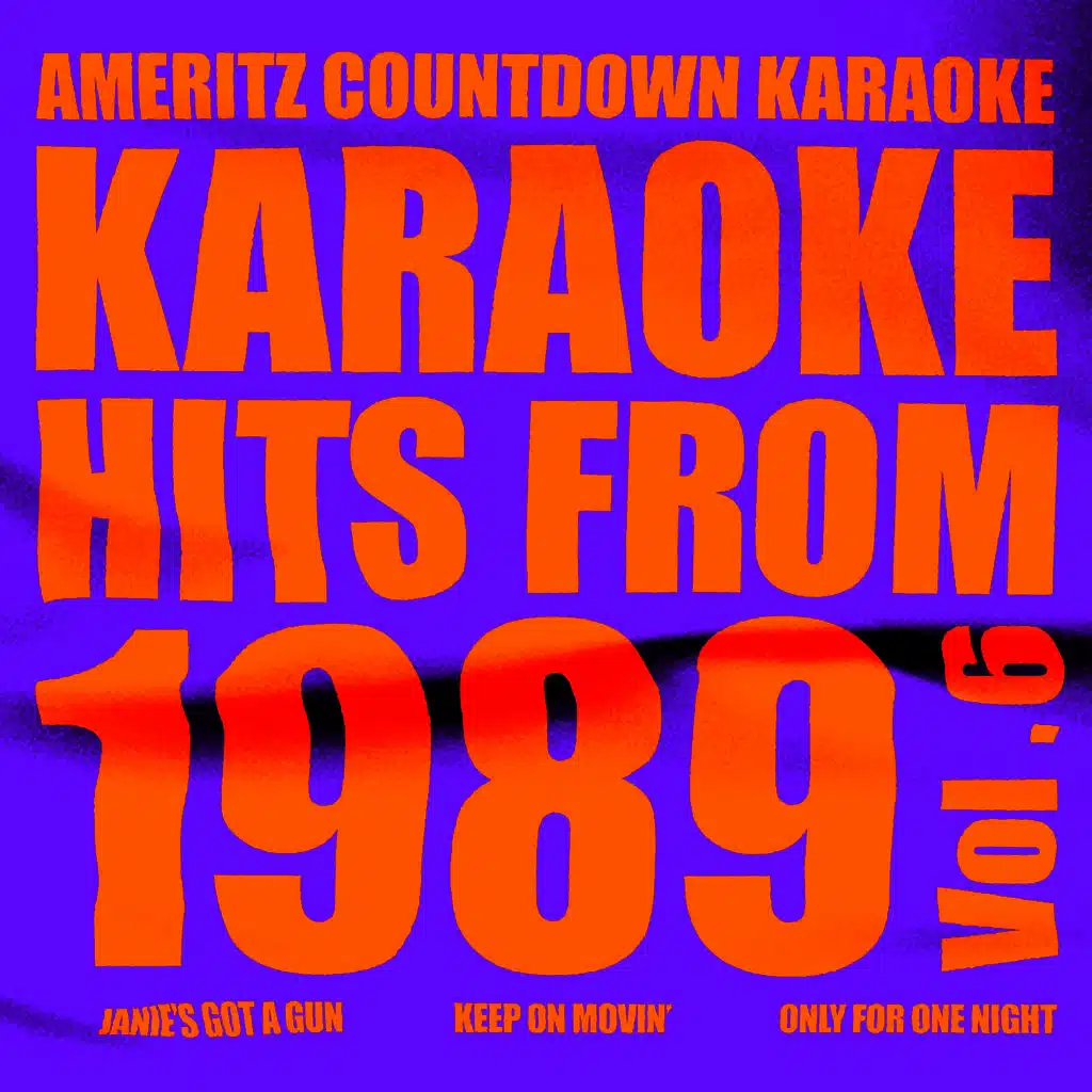 Karaoke Hits from 1989, Vol. 6