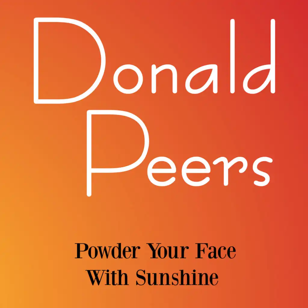 Powder Your Face With Sunshine