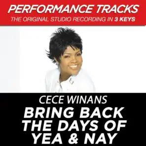 Bring Back The Days Of Yea & Nay (Performance Track In Key Of E-G)