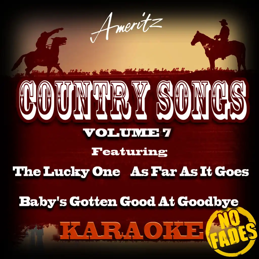 Baby's Gotten Good At Goodbye (In The Style Of George Strait)