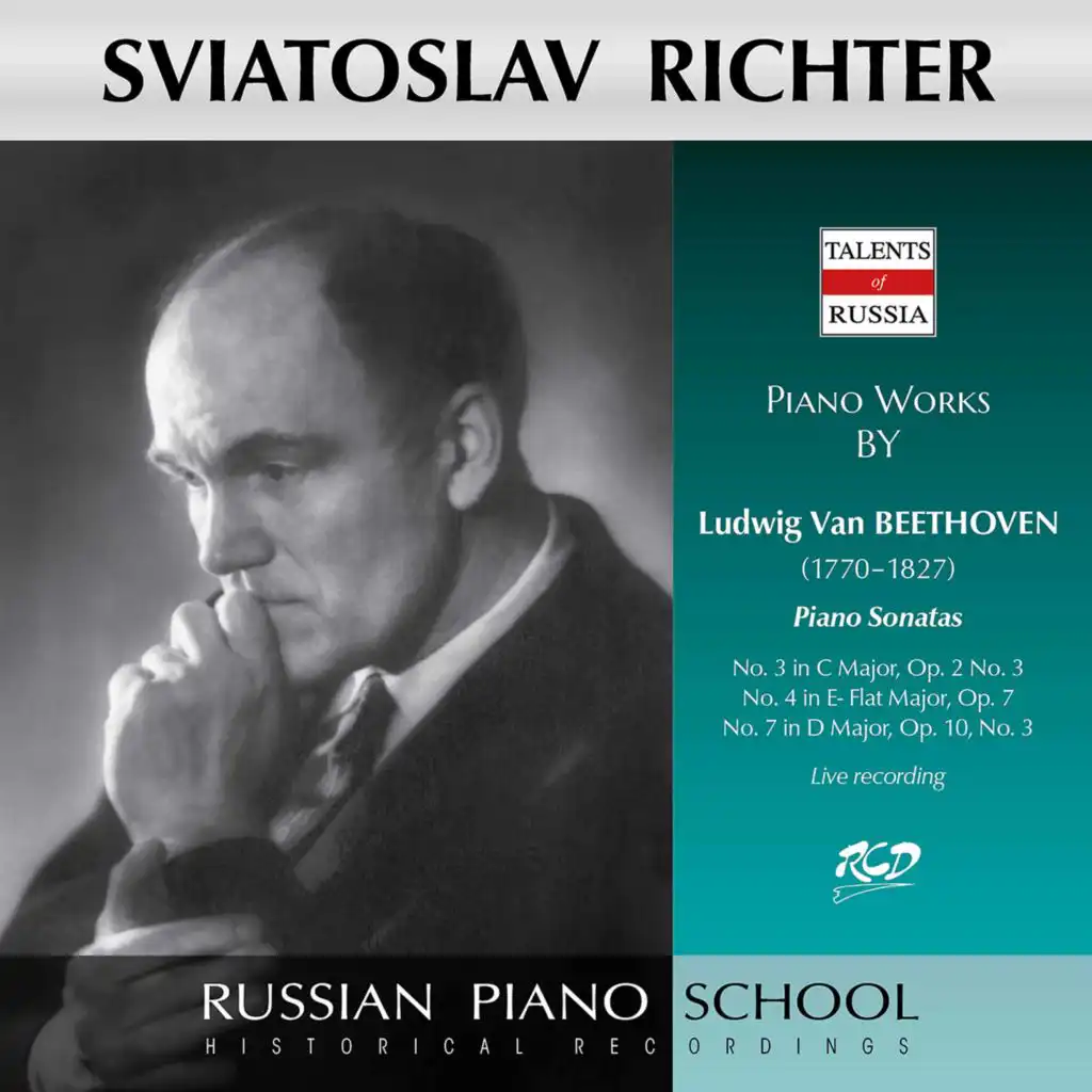 Piano Sonata No. 7 in D Major, Op. 10 No. 3: II. Largo e mesto (Live)