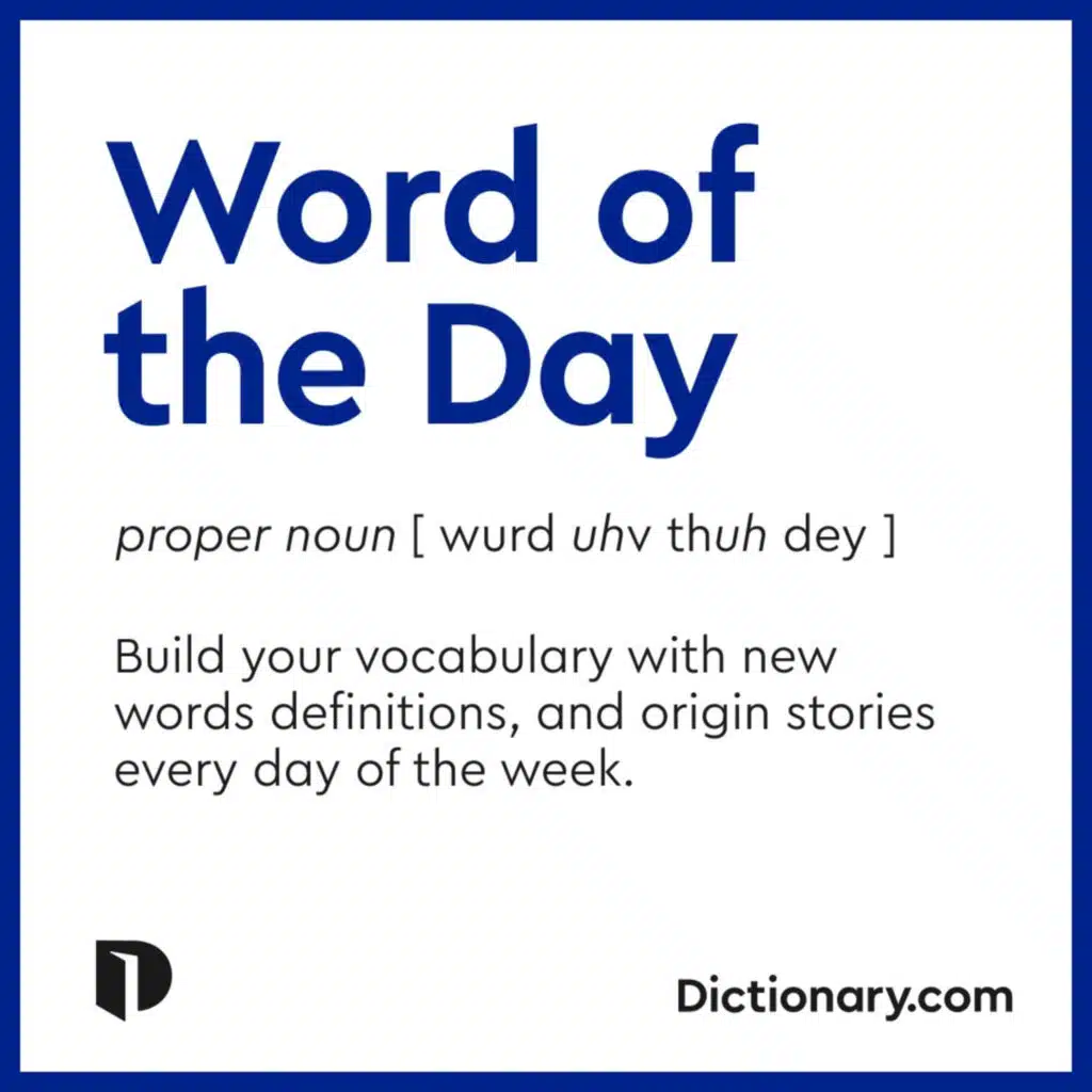 Word of the Day: November 29, 2020
