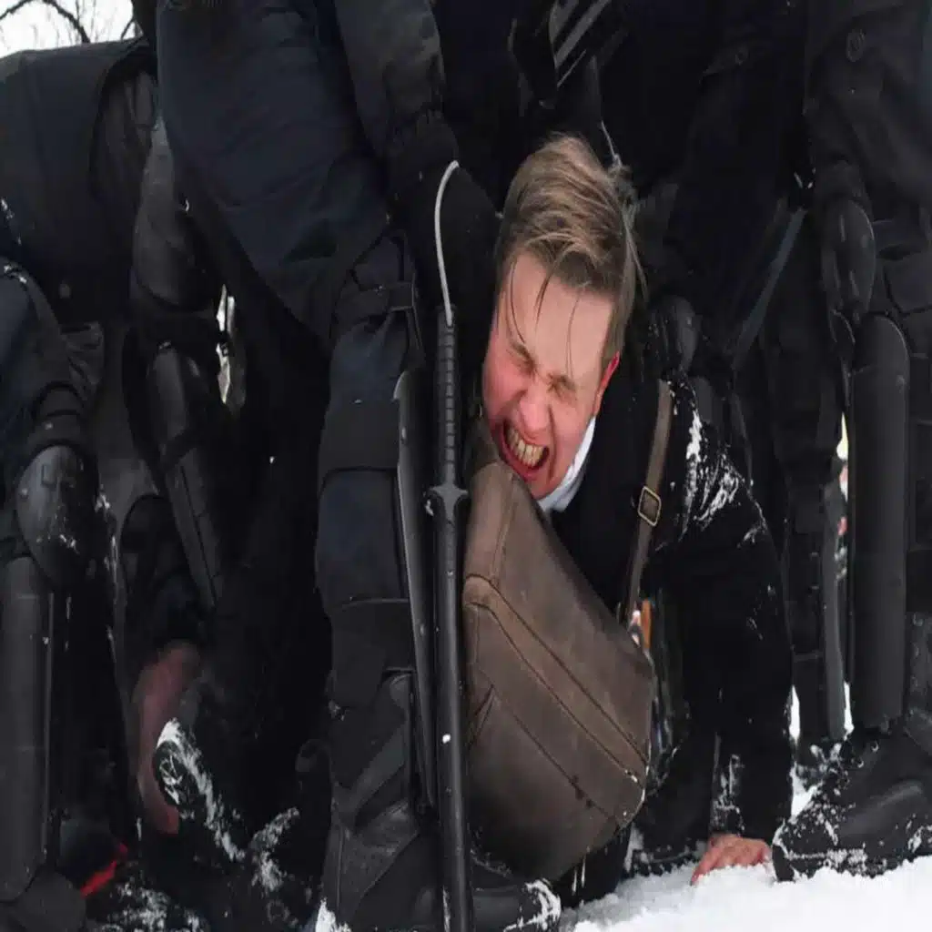 القبض علي 4700  متظاهر في روسيا مطالبين بالإفراج عن المعارض ألكسي نافالني