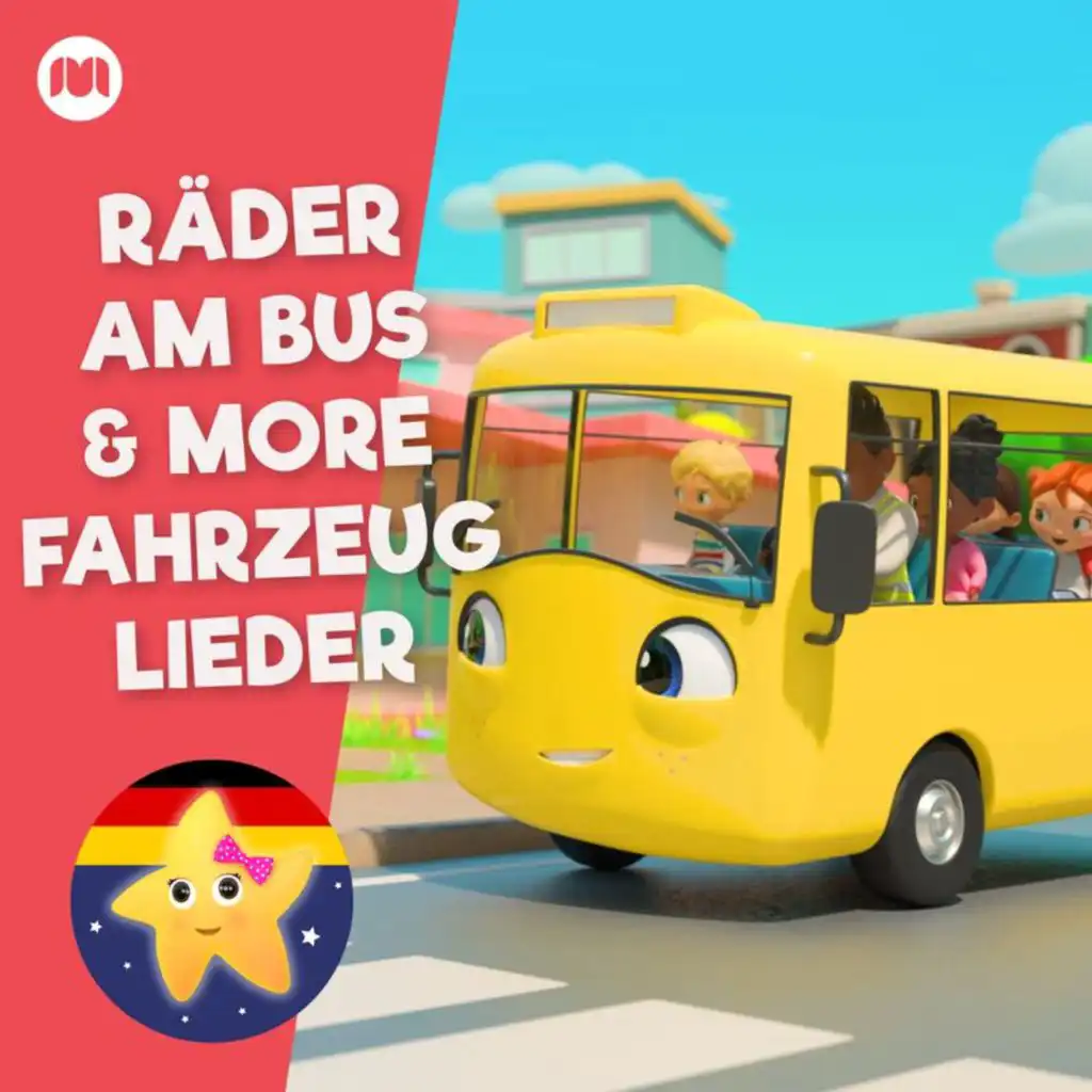 Räder am Bus (steckt im Stau)