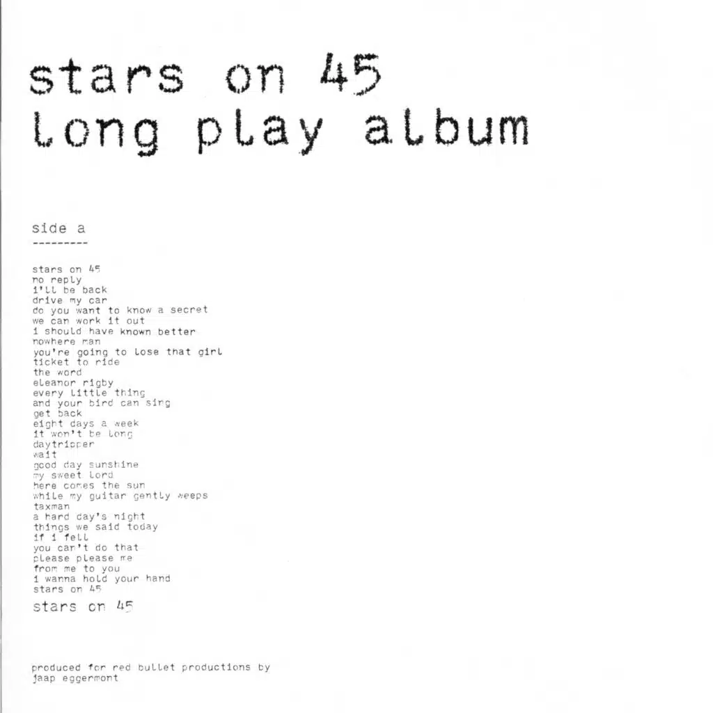 "Stars On 45" A-side (Beatles Medley) (Remastered)