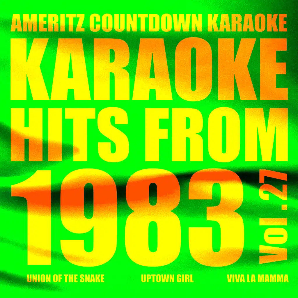 Union of the Snake (In the Style of Duran Duran) [Karaoke Version]