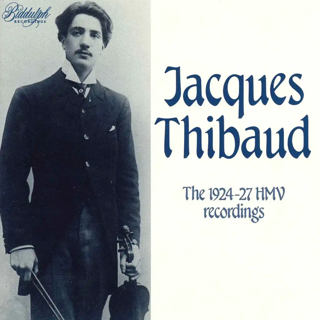 Jacques Thibaud & Unknown Artist