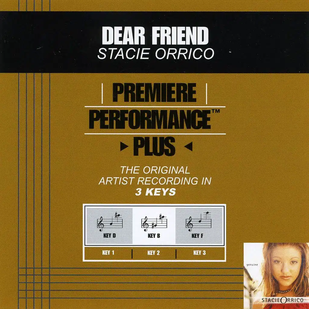 Dear Friend (Performance Track In Key Of B)