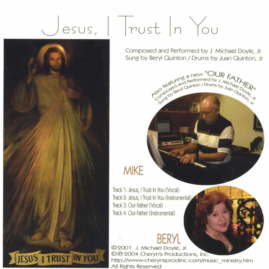 Jesus, I Trust In You (CD Single)