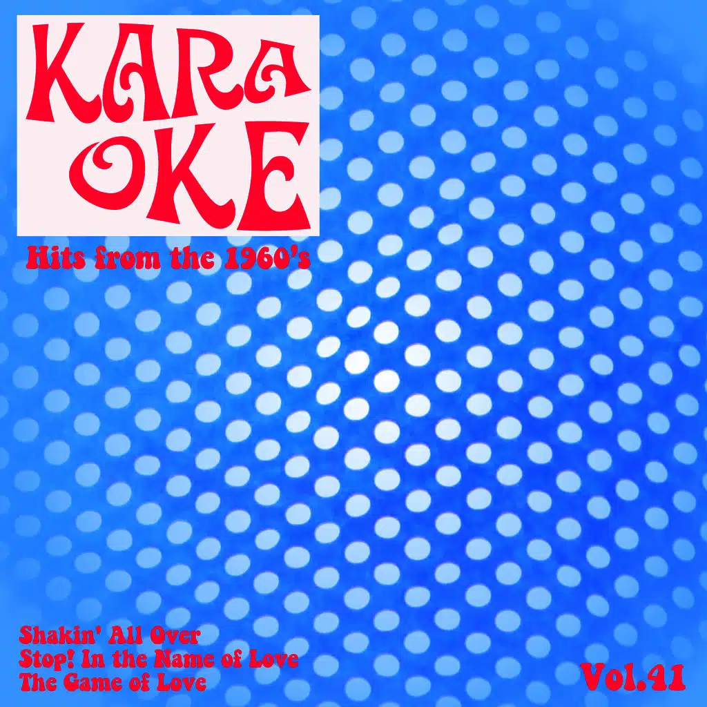 Karaoke - Hits from the 1960's, Vol. 41