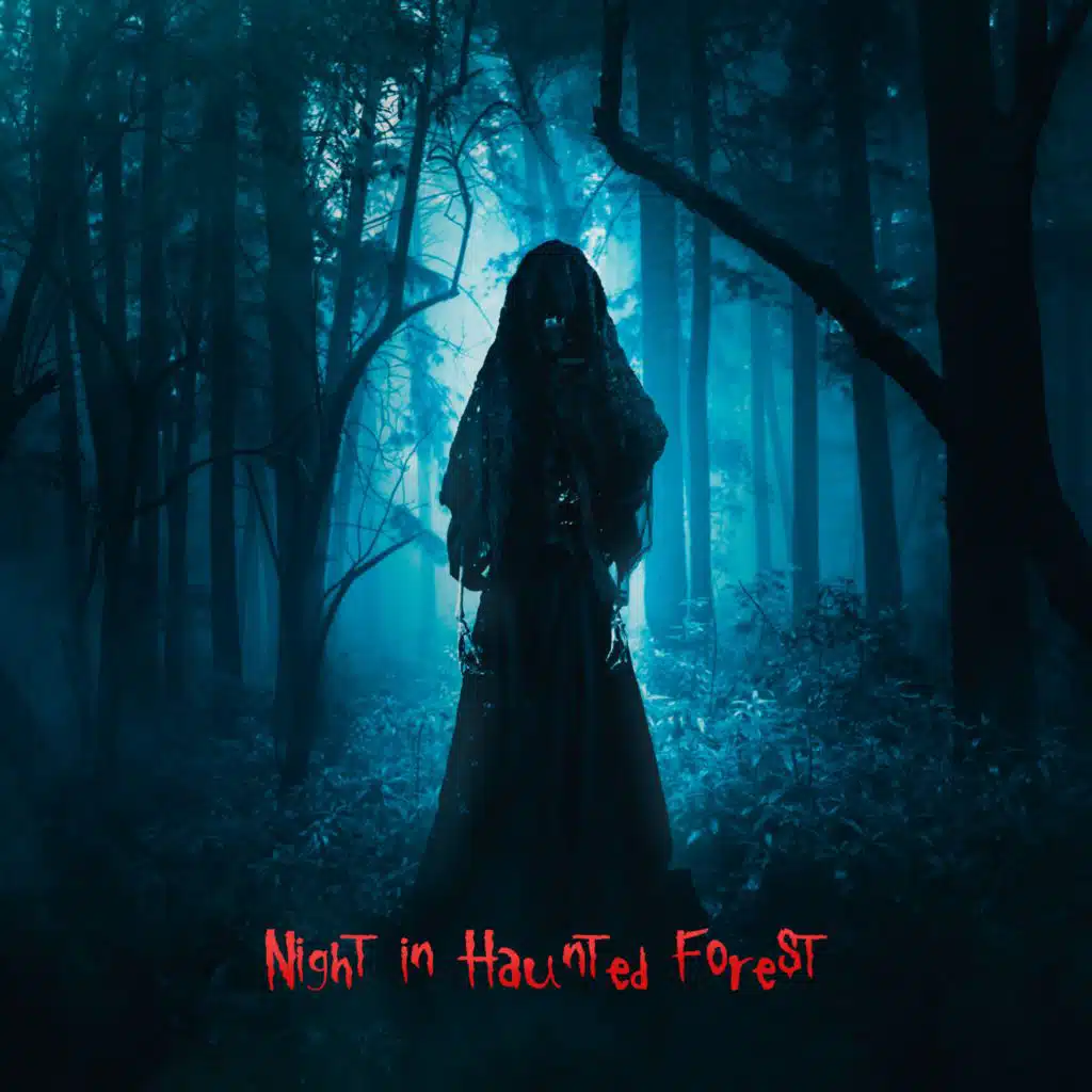 Night in Haunted Forest (Creepy Halloween Music, Dark Ambient Horror Sound Effects)