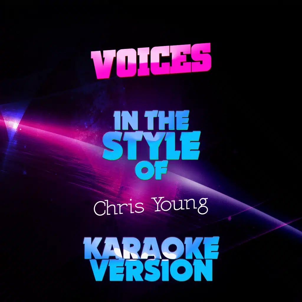 Voices (In the Style of Chris Young) [Karaoke Version] - Single