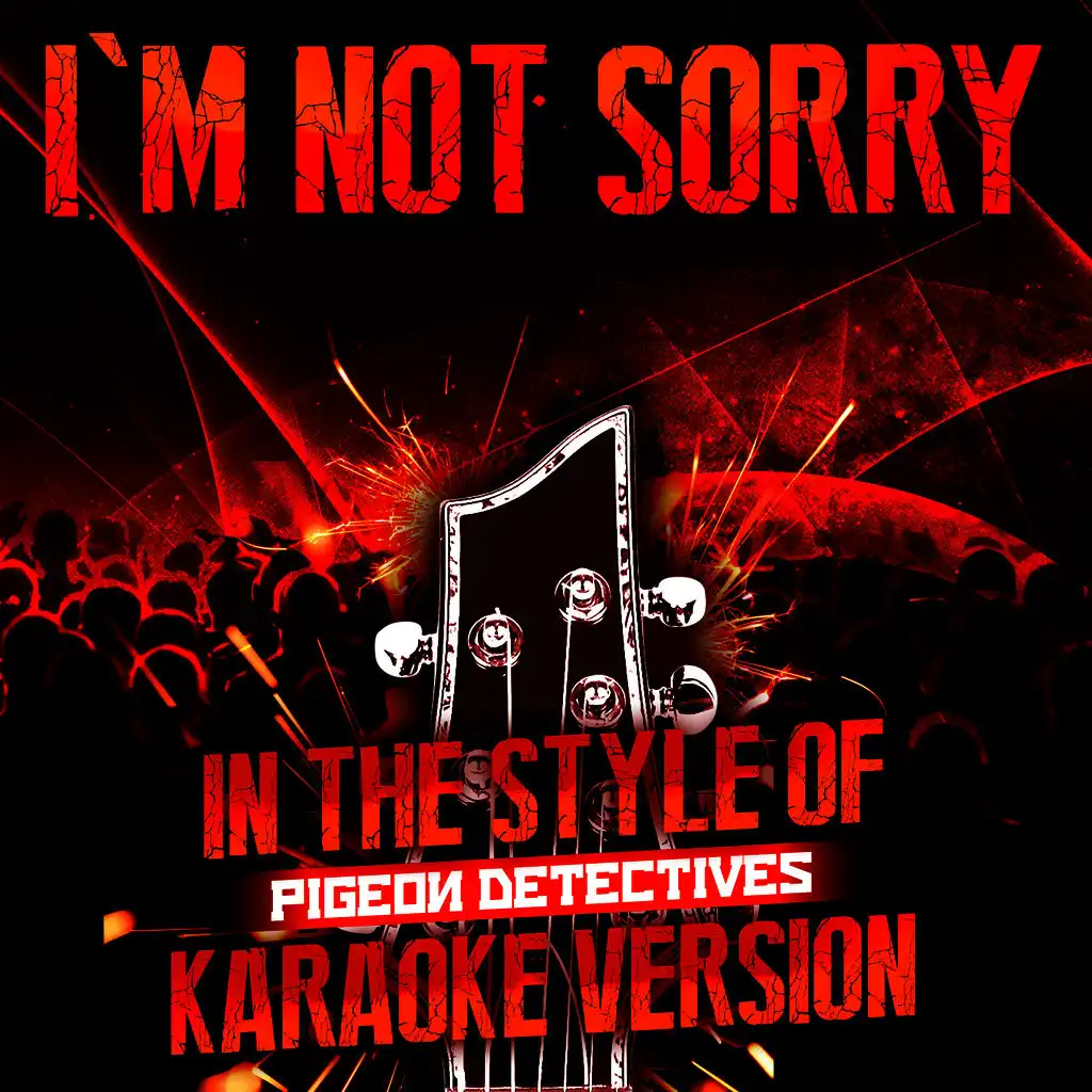 I'm Not Sorry (In the Style of the Pigeon Detectives) [Karaoke Version]