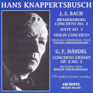 J.S. Bach, Handel & Pfitzner: Works