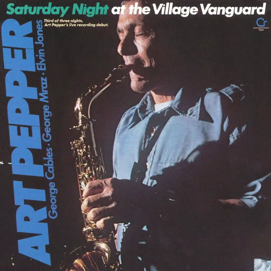 Saturday Night At Village Vanguard