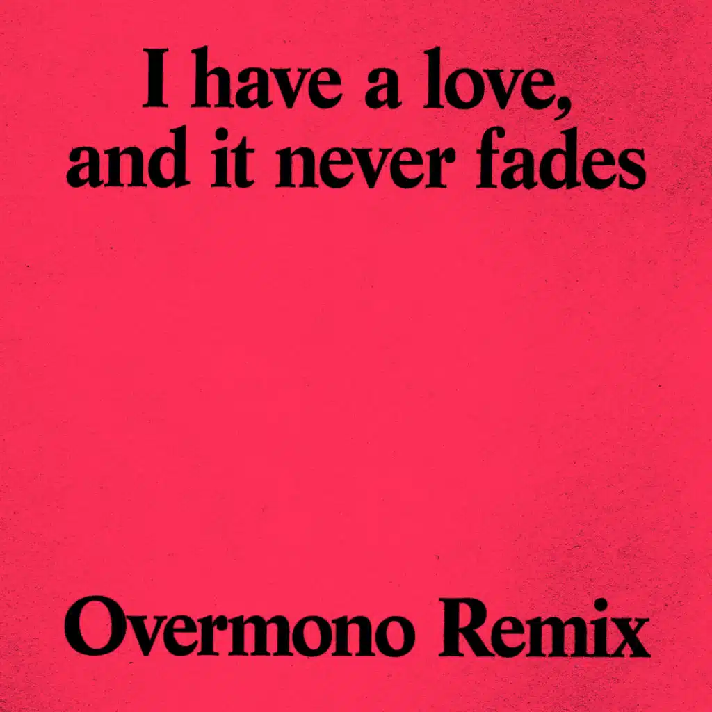 I Have a Love (Overmono Remix)
