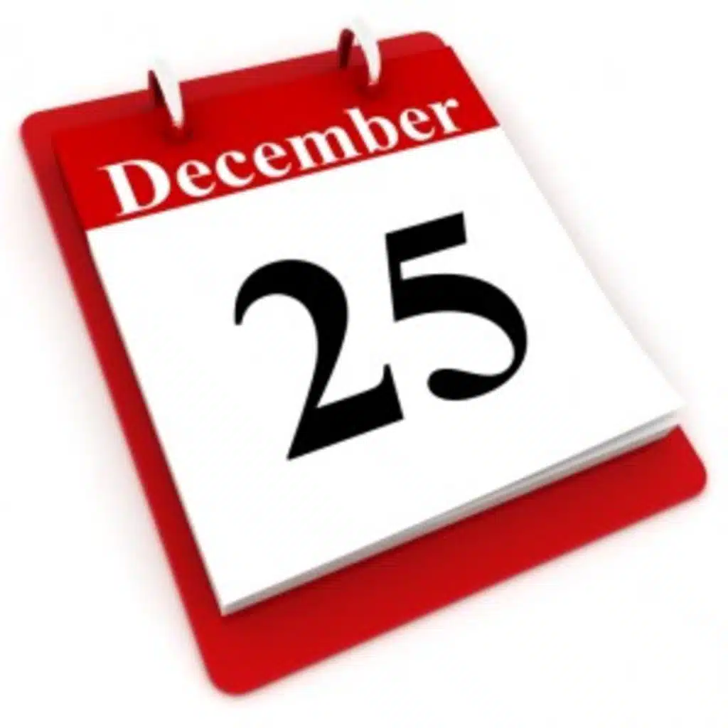 Quiz Extra - Shown, Shown, Shown on Christmas Day