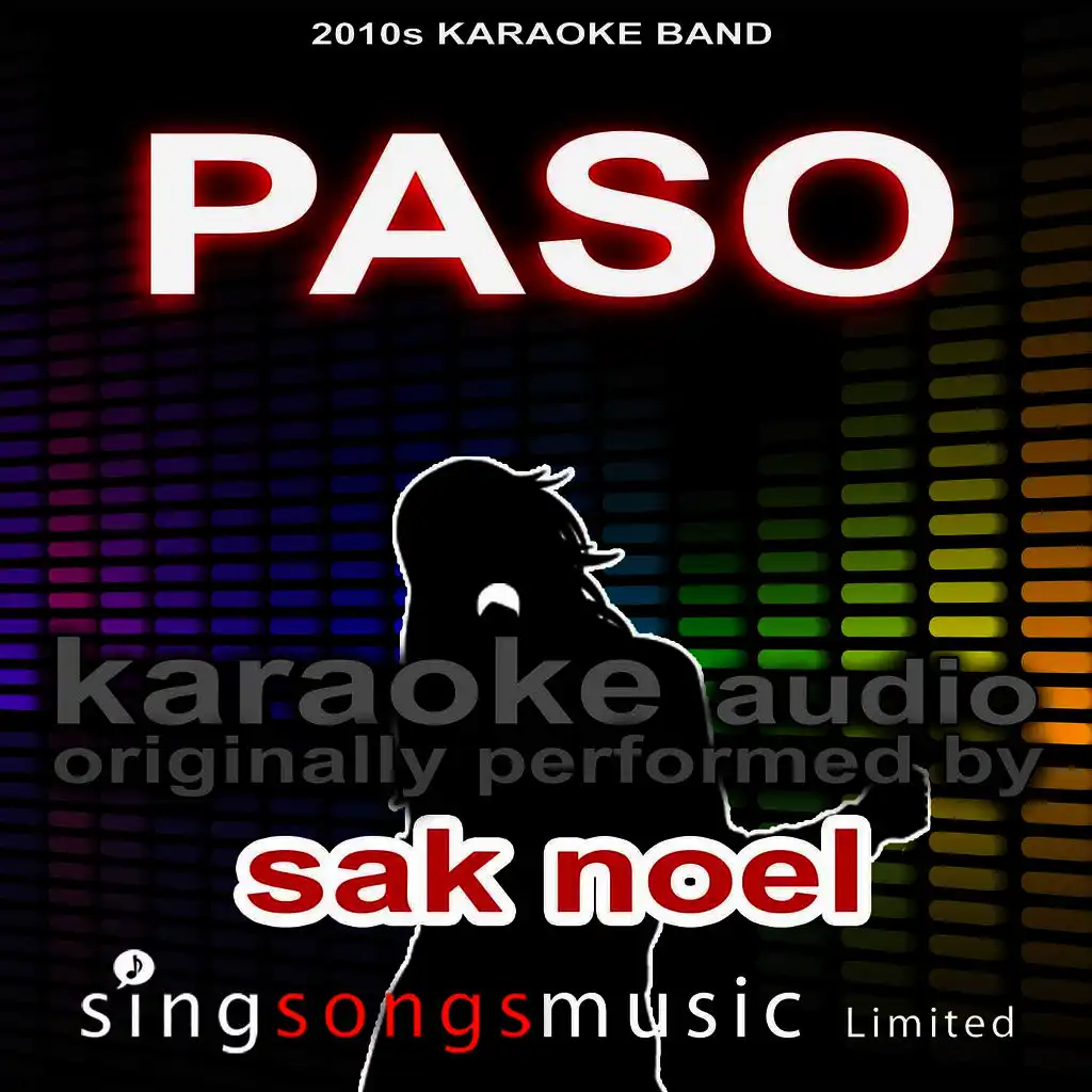 Paso (The Nini Anthem) [Originally Performed By Sak Noel] [Karaoke  Audio Version]