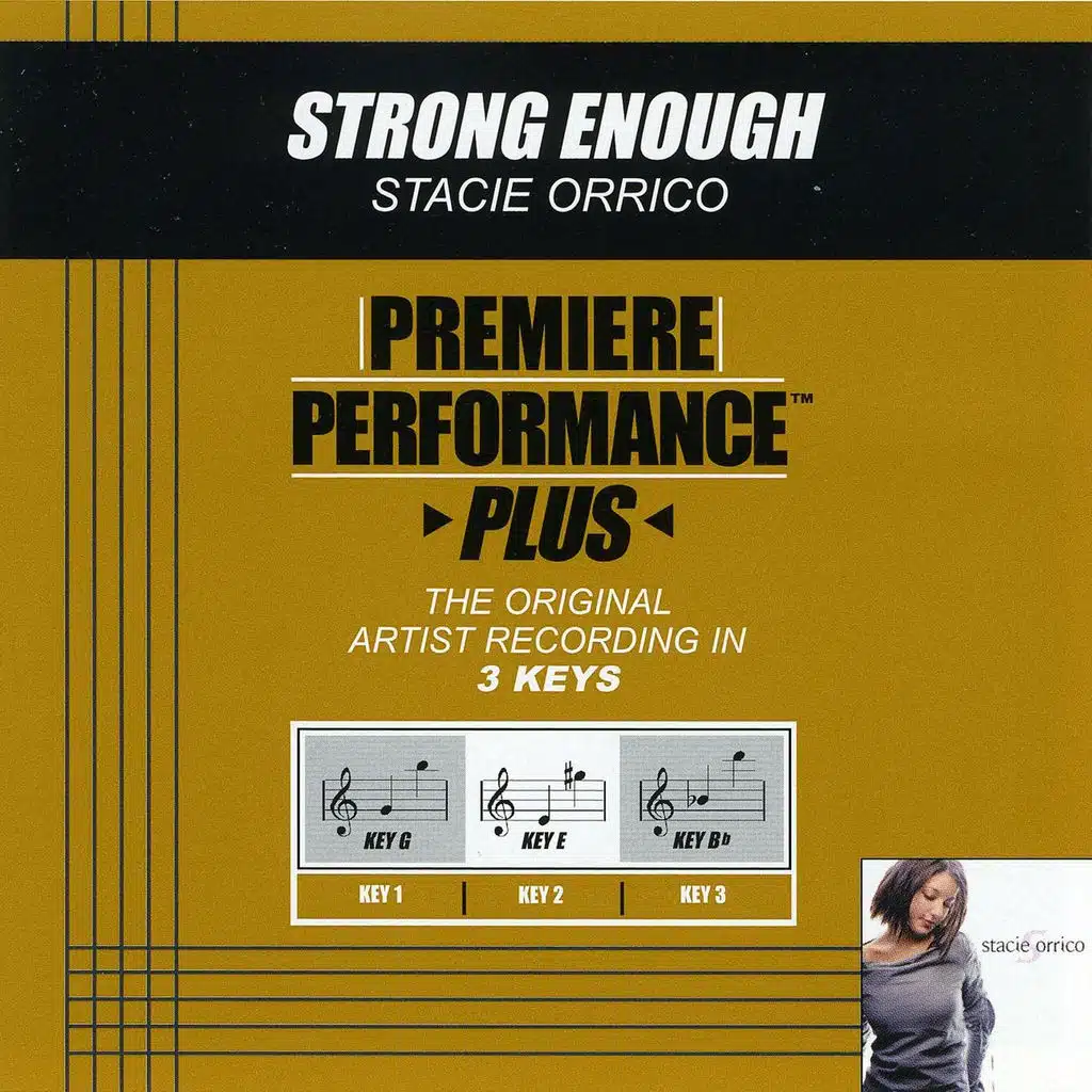 Strong Enough (Performance Track In Key Of E)
