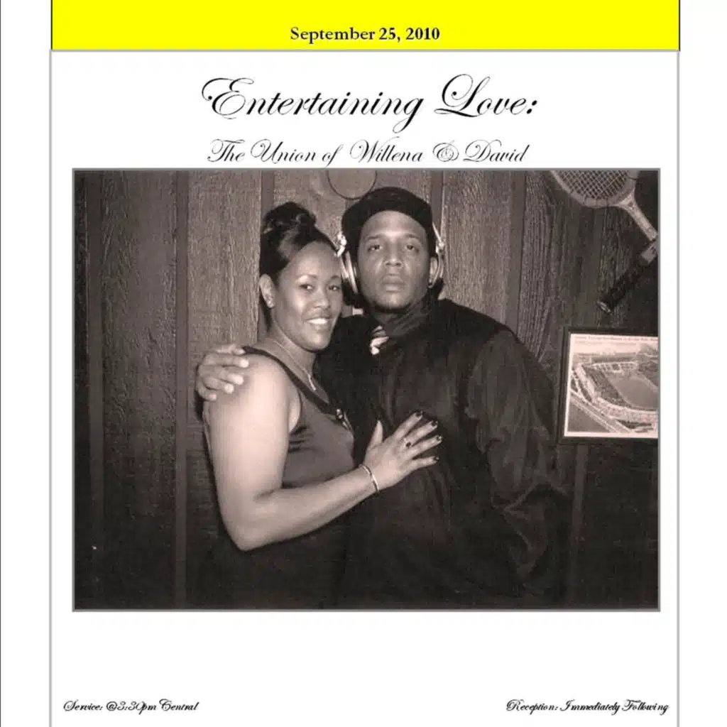 Entertaining Love: the Union of Willena & David