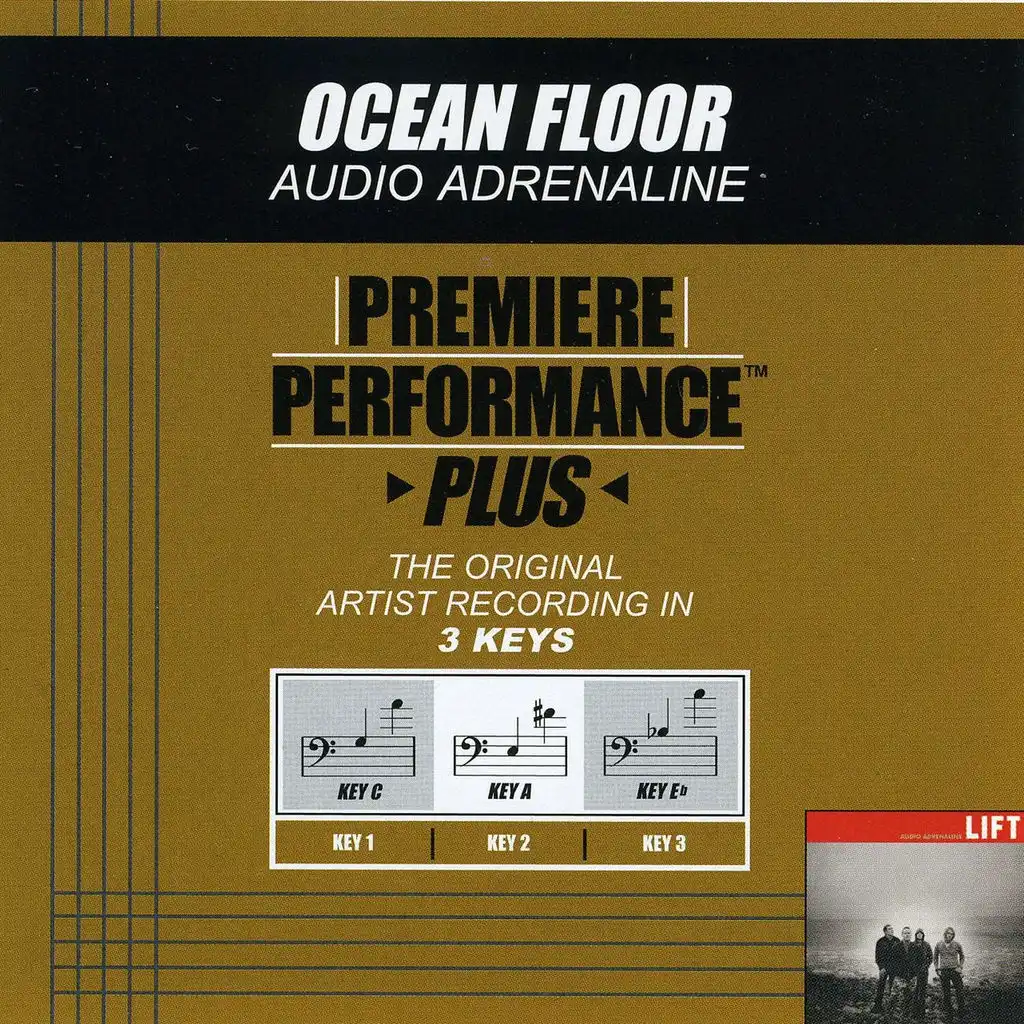 Ocean Floor (Performance Track In Key Of A)