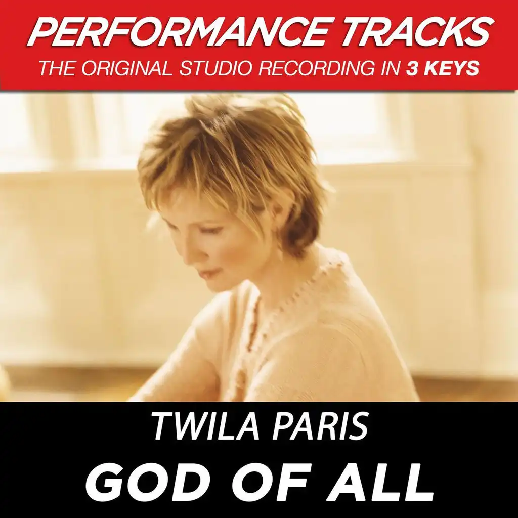 God Of All (Performance Track In Key Of G)