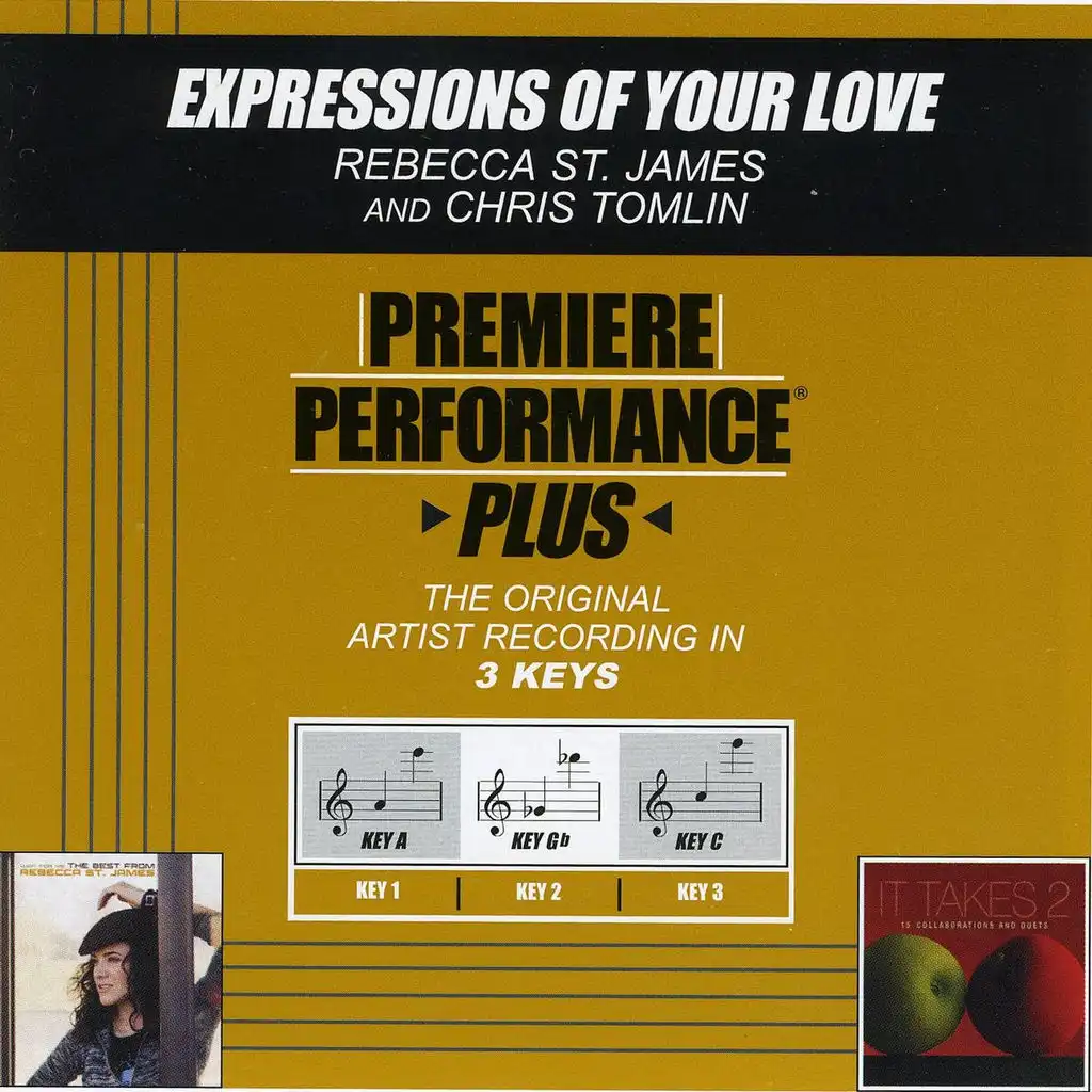 Expressions Of Your Love (Performance Track In Key Of A Without Background Vocals)