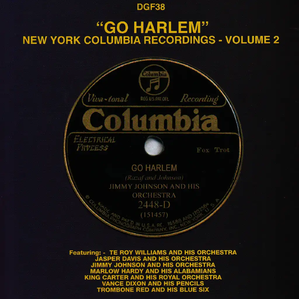 Go Harlem - New York Columbia Recordings, Vol. 2