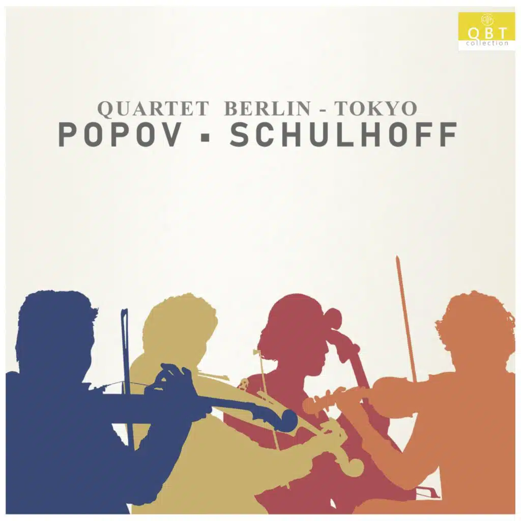 Quartet Berlin-Tokyo: Gavriil Popov "Quartet-Symphony" & Erwin Schulhoff Five Pieces for String Quartet