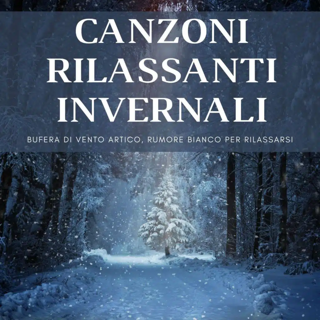 Canzoni rilassanti invernali: Bufera di vento artico, rumore bianco per rilassarsi