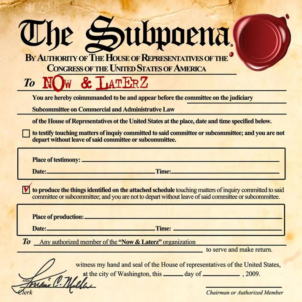 The Subpoena