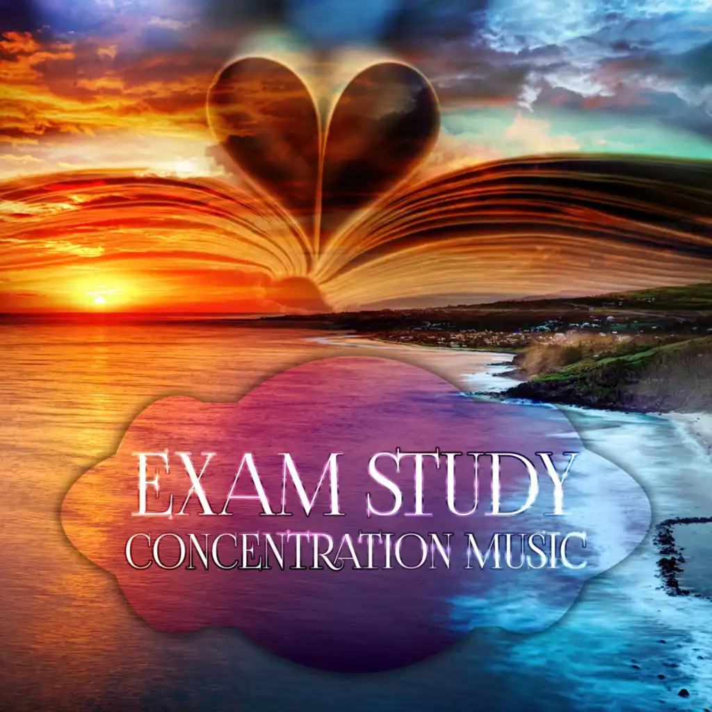 Exam Study (Waterfall & Gentle Piano)