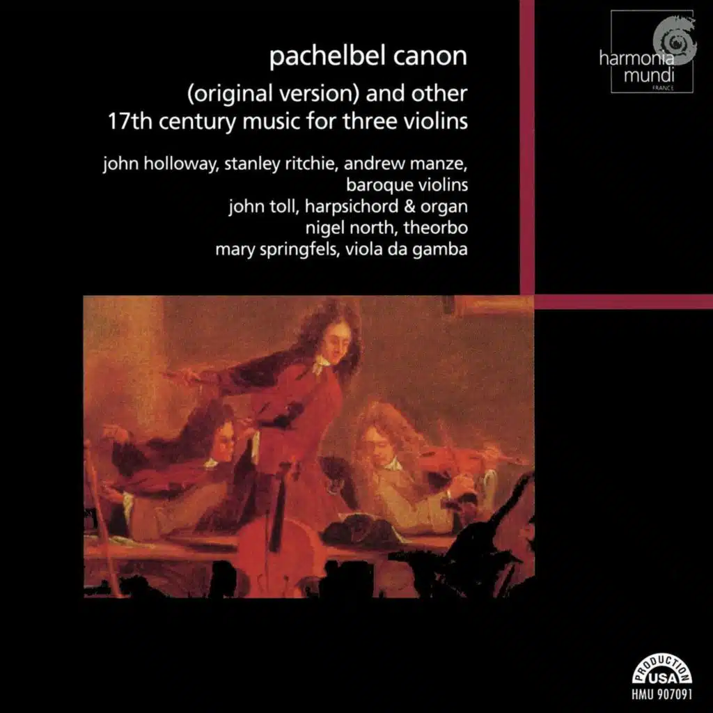Pachelbel Canon and Other 17th Century Music for Three Violins (Original Version)