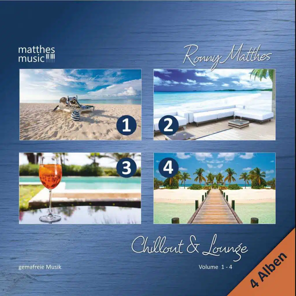 Chillout & Lounge (Vol. 1 - 4) - Musik, gemafrei [Inkl. Jazz, Ambient & Piano Lounge]