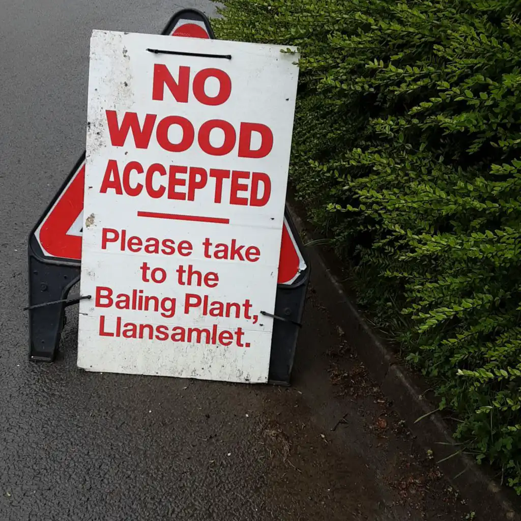 No Wood Accepted