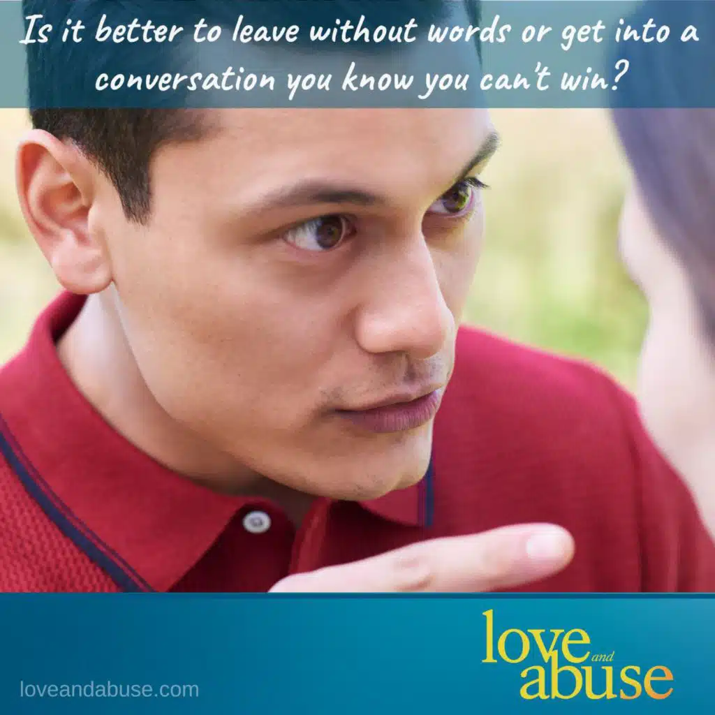 Is telling them you're leaving better than just leaving?