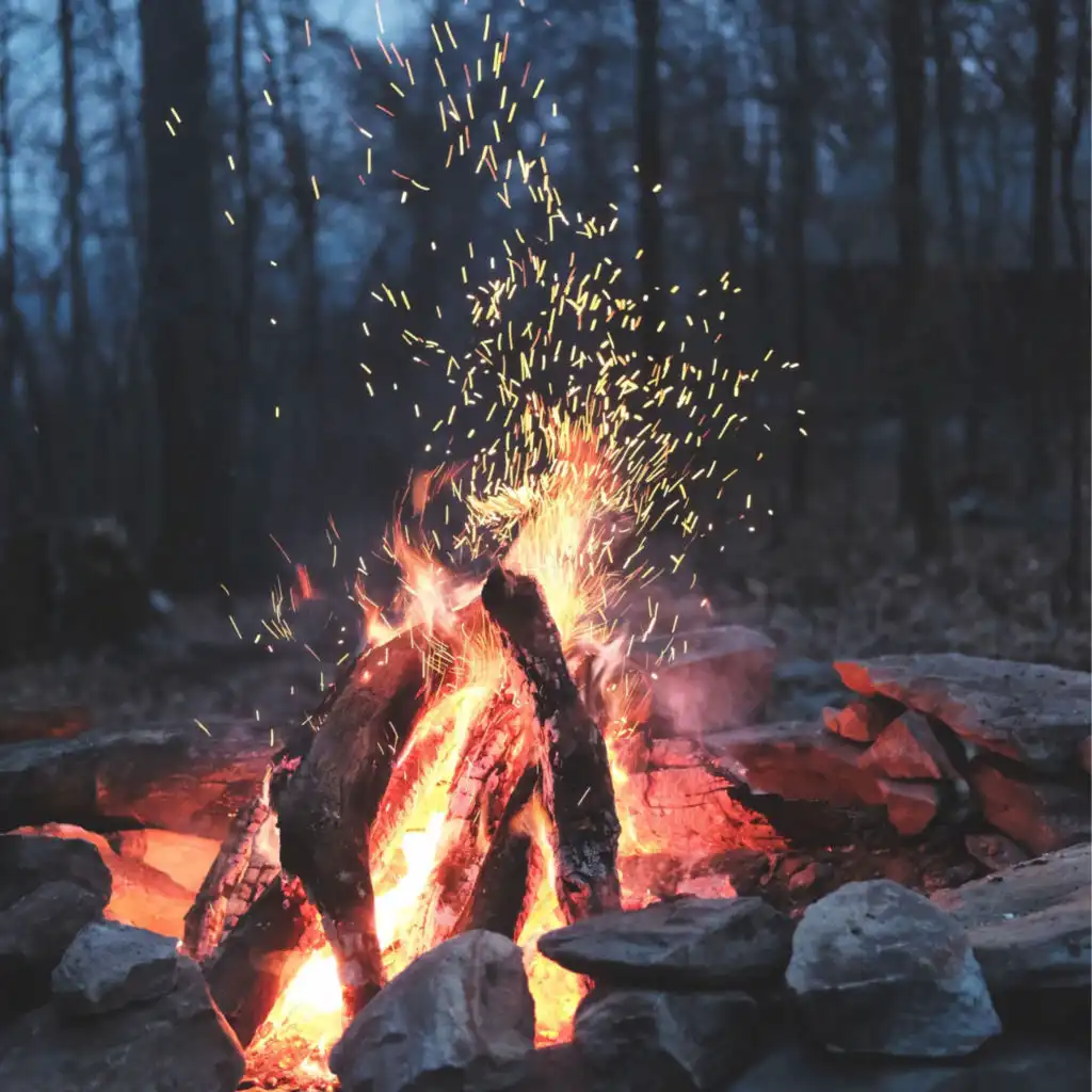 Fire: Winter Mountain Campsite