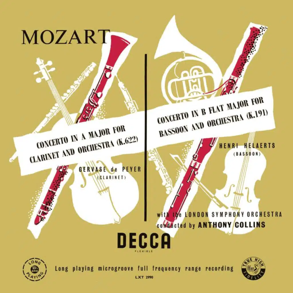 Mozart: Bassoon Concerto in B-Flat Major, K. 191: II. Andante ma adagio