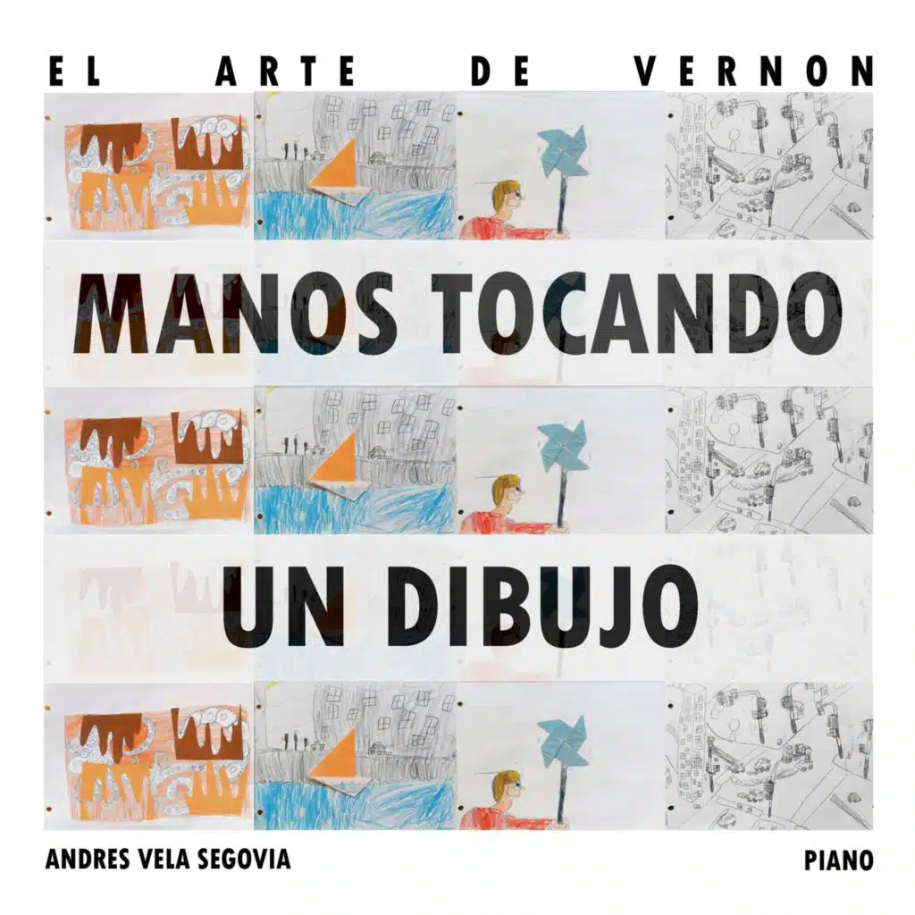 Manos tocando un dibujo (El arte de Vernon)
