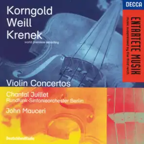 Korngold / Weill / Krenek: Violin Concertos