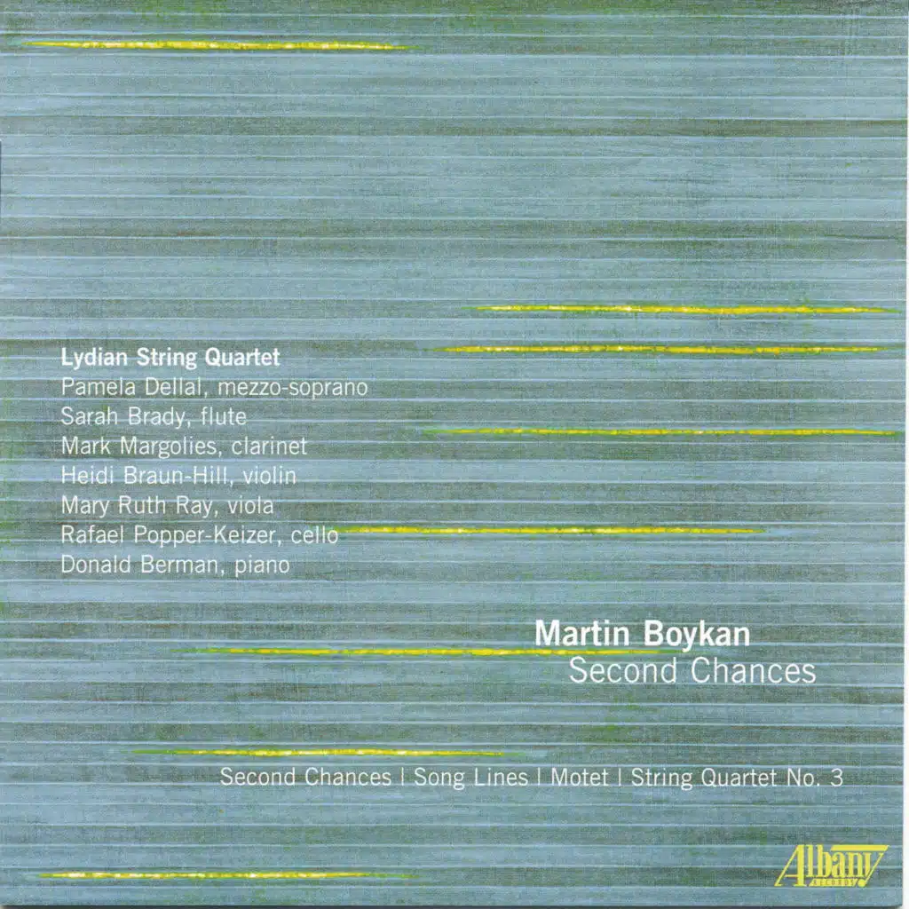 Martin Boykan: Second Chances