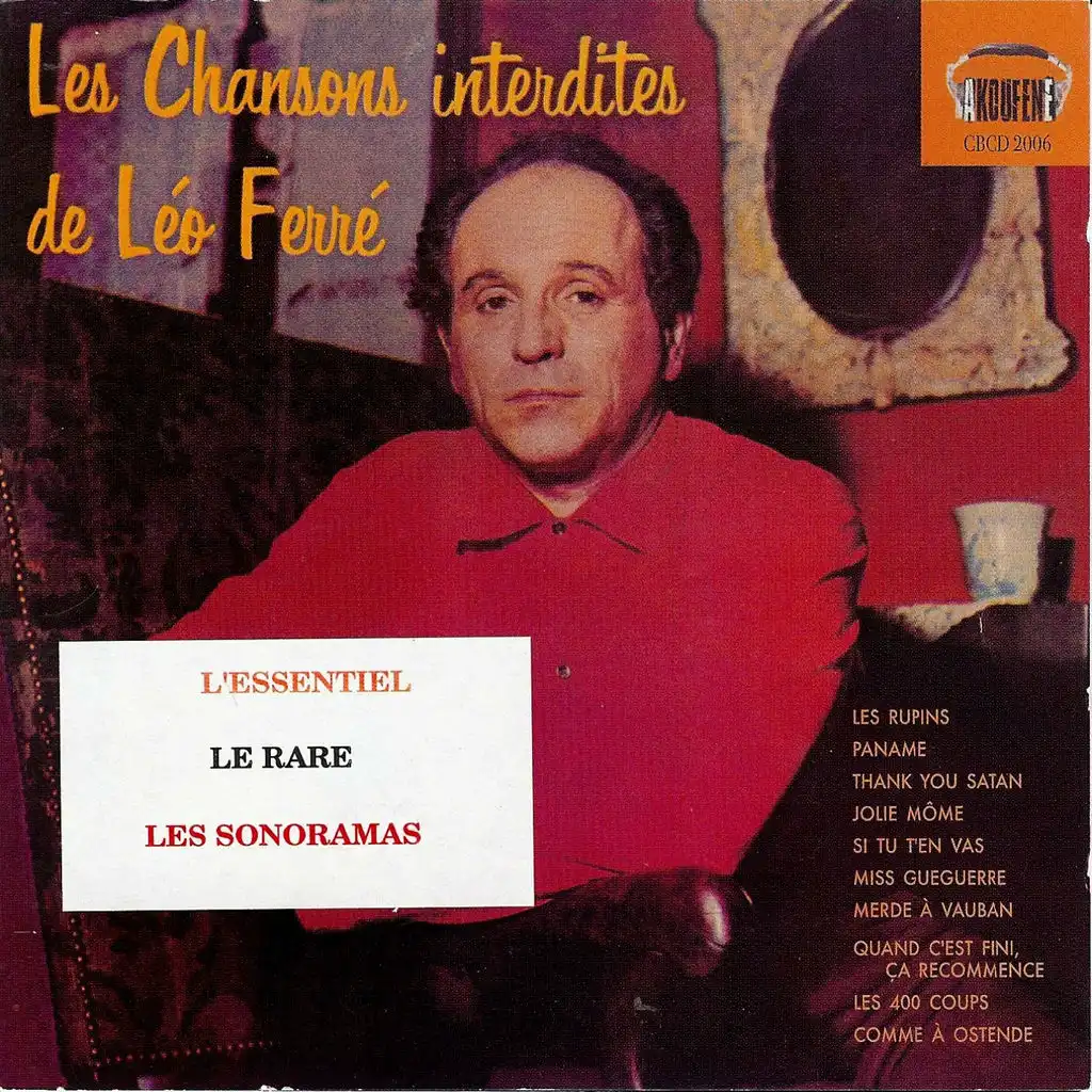 Les chansons interdites de Léo Ferré