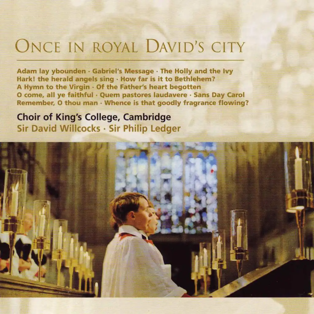 Once in royal David's city (harm. A. H. Mann; descant Willcocks)
