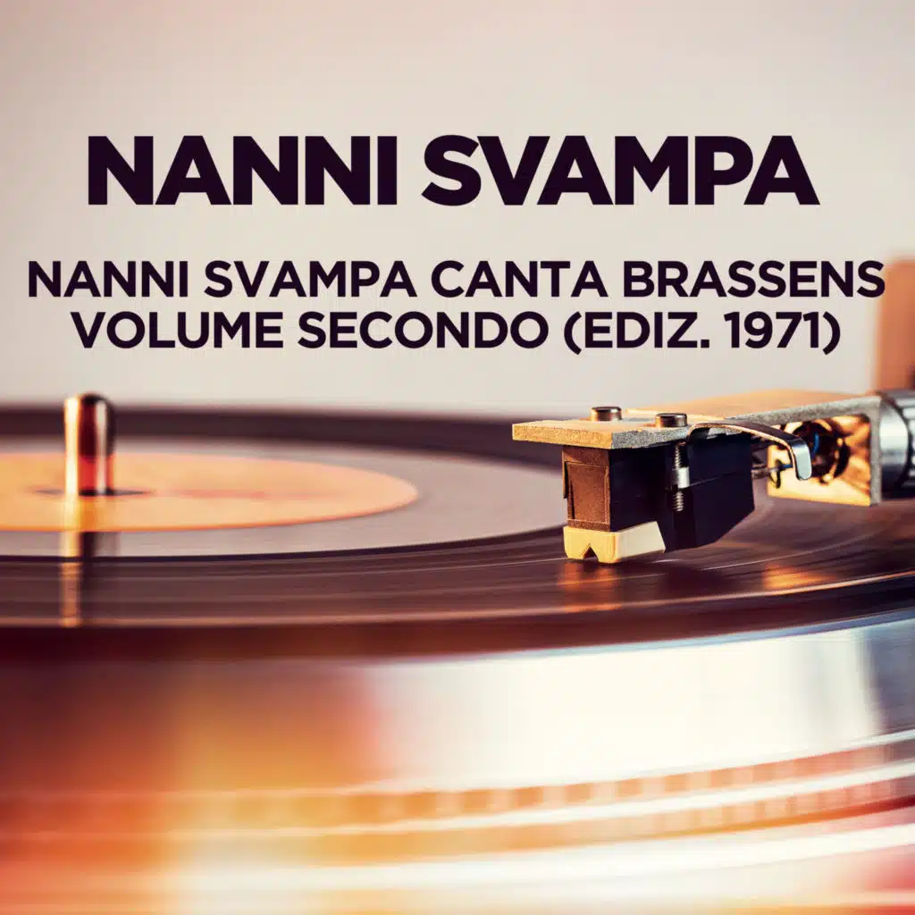 Nanni Svampa Canta Brassens, Volume secondo (ediz. 1971)