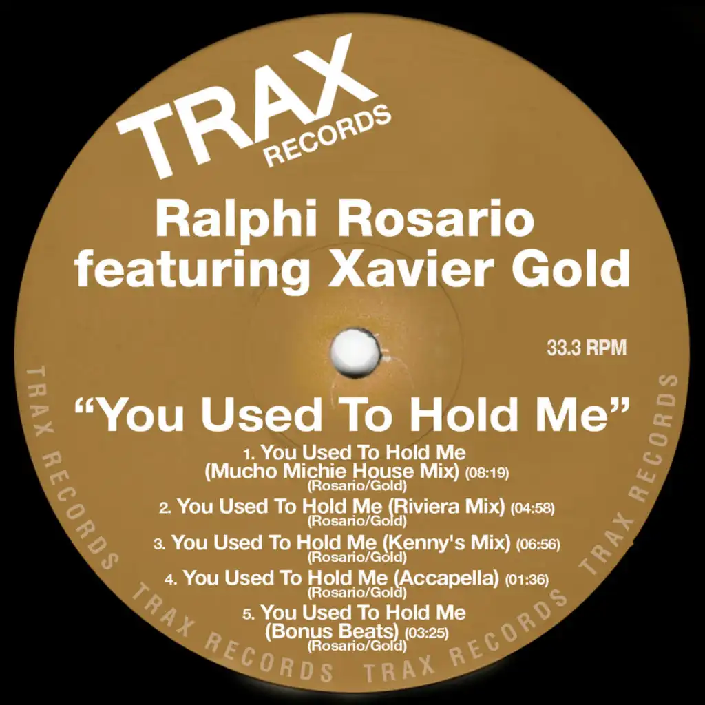 You Used to Hold Me (Riviera Mix) [feat. Xavier Gold]